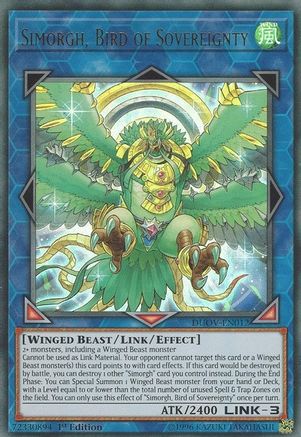 Simorgh, Bird of Sovereignty (DUOV-EN012) - Duel Overload 1st Edition