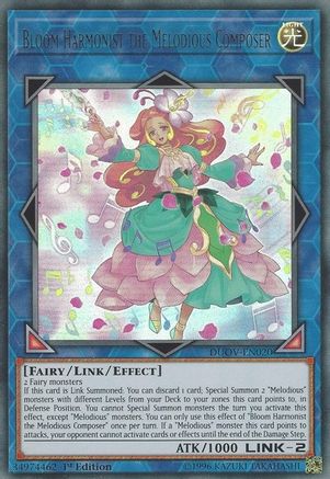 Bloom Harmonist the Melodious Composer (DUOV-EN020) - Duel Overload 1st Edition