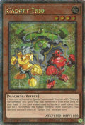 Gadget Trio (Quarter Century Secret Rare) (LEDE-EN004) - Legacy of Destruction 1st Edition