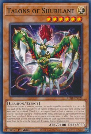 Talons of Shurilane (LEDE-EN028) - Legacy of Destruction 1st Edition