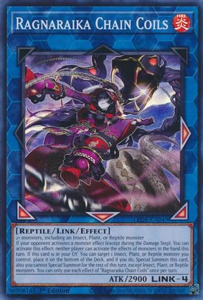 Ragnaraika Chain Coils (LEDE-EN049) - Legacy of Destruction 1st Edition