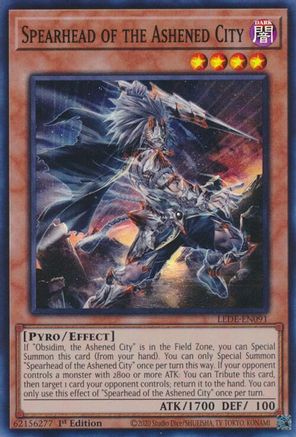 Spearhead of the Ashened City (LEDE-EN091) - Legacy of Destruction 1st Edition