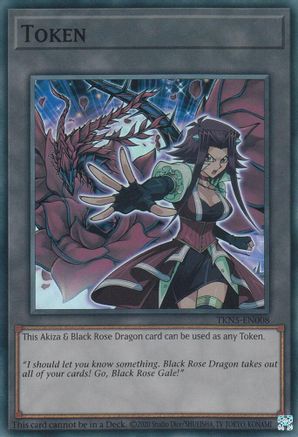 Token: Akiza & Black Rose Dragon (TKN5-EN008) - The Infinite Forbidden Unlimited