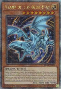 Heart of the Blue-Eyes (Quarter Century Secret Rare) (ROTA-EN004) - Rage of the Abyss 1st Edition