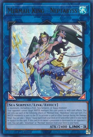 Mermail King - Neptabyss (ROTA-EN046) - Rage of the Abyss 1st Edition