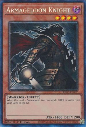 Armageddon Knight (PCR) (RA03-EN002) - Quarter Century Bonanza 1st Edition