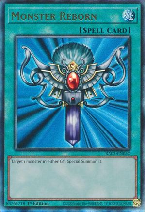 Monster Reborn (PUR) (RA03-EN052) - Quarter Century Bonanza 1st Edition