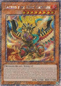 Sacred Fire King Garunix (Platinum Secret Rare) (RA05-EN031) - Rarity Collection 5 1st Edition